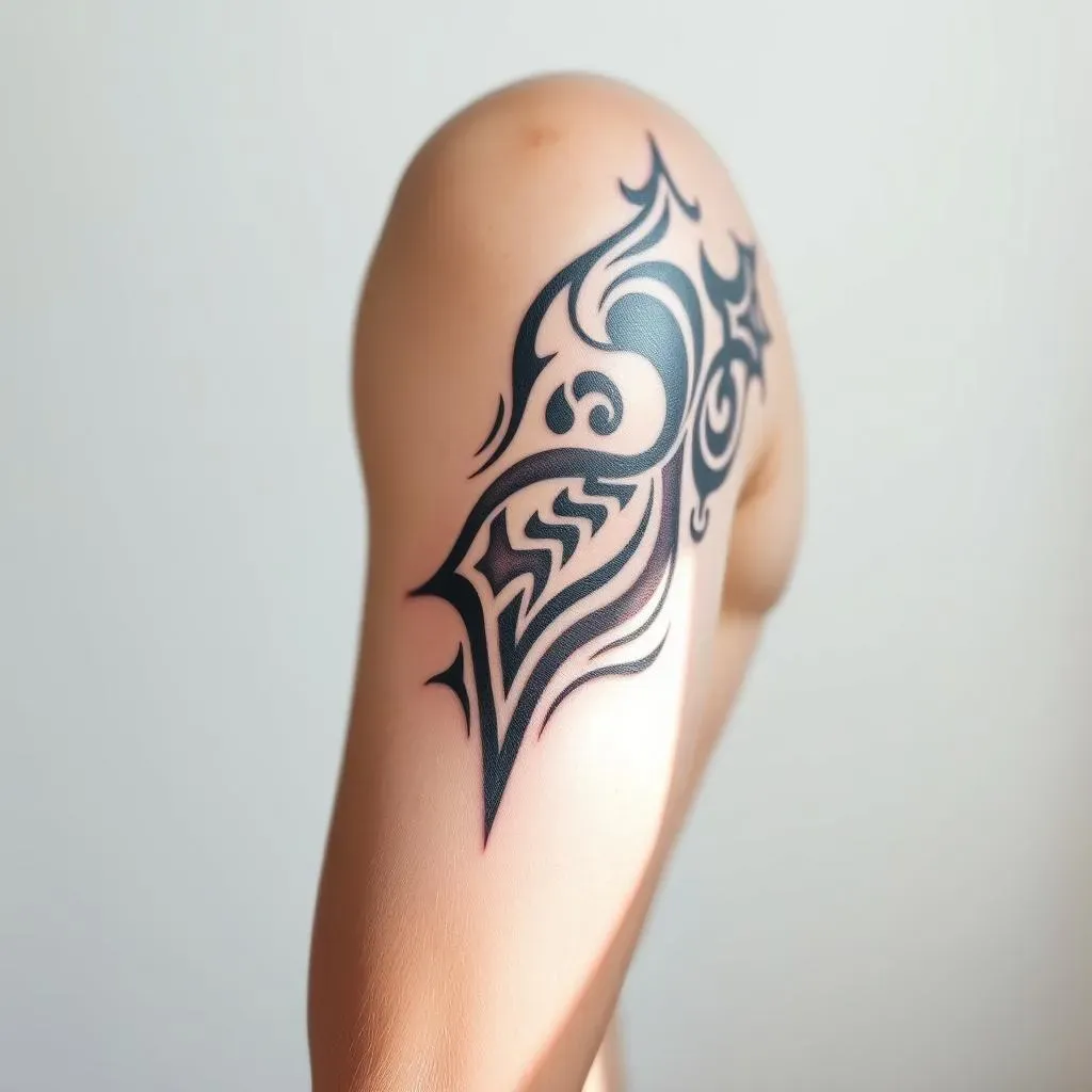 Design Ideas: Finding the Perfect Black and Grey Tribal Bicep Tattoo for You