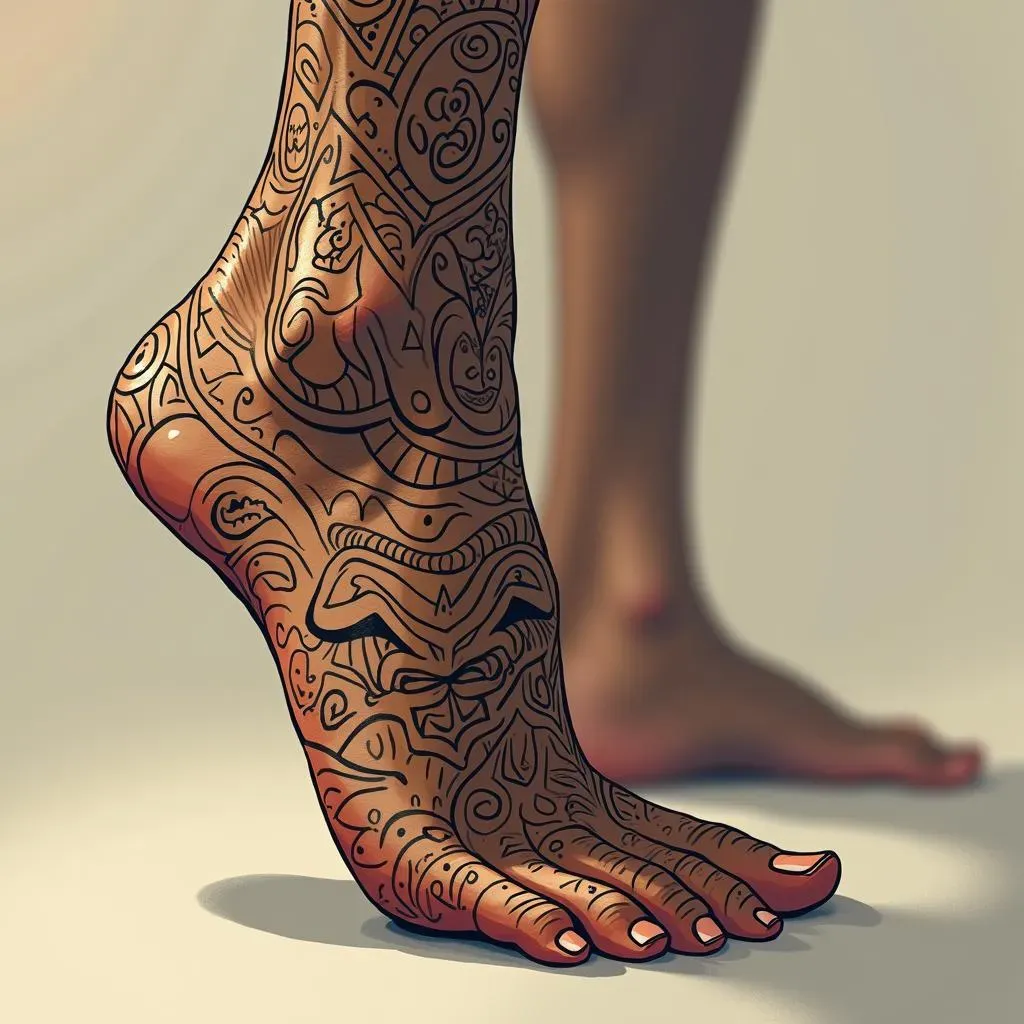 Design Inspiration: Exploring Tribal Styles for Foot Tattoos