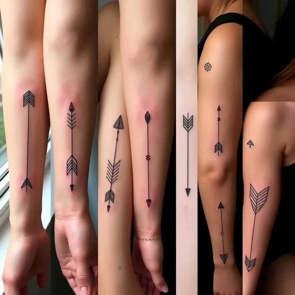 Design Variations and Personalization of Minimalist Arrow Tattoos for Women