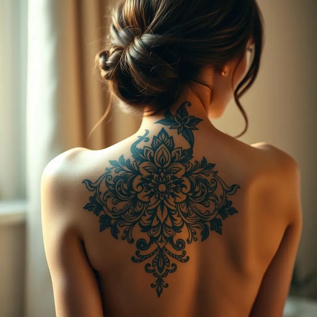 Designs That Dazzle: Full Back Tattoo Ideas for Females