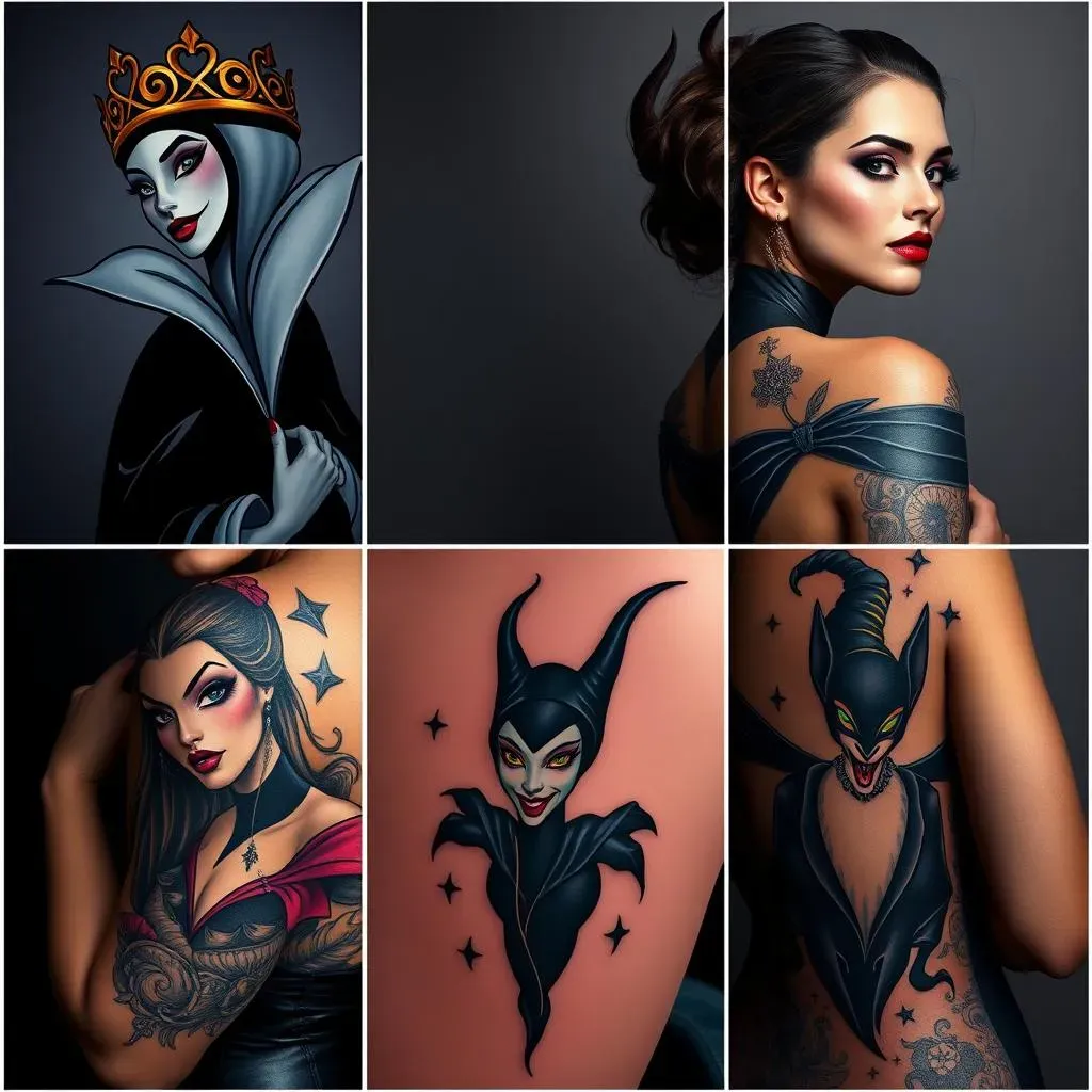 Powerful Disney Villain Tattoos for Women: Designs & Ideas