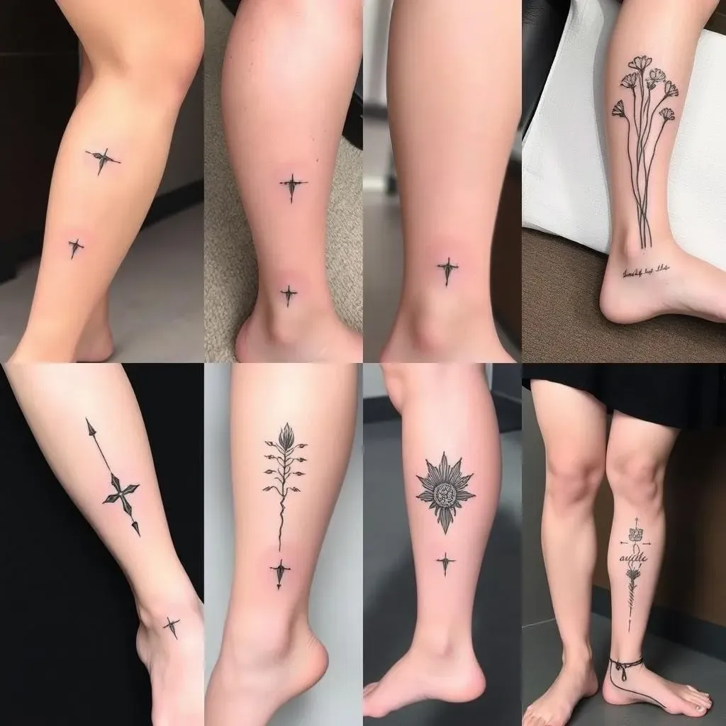Easy Leg Tattoo Designs: Placement and Size Guide
