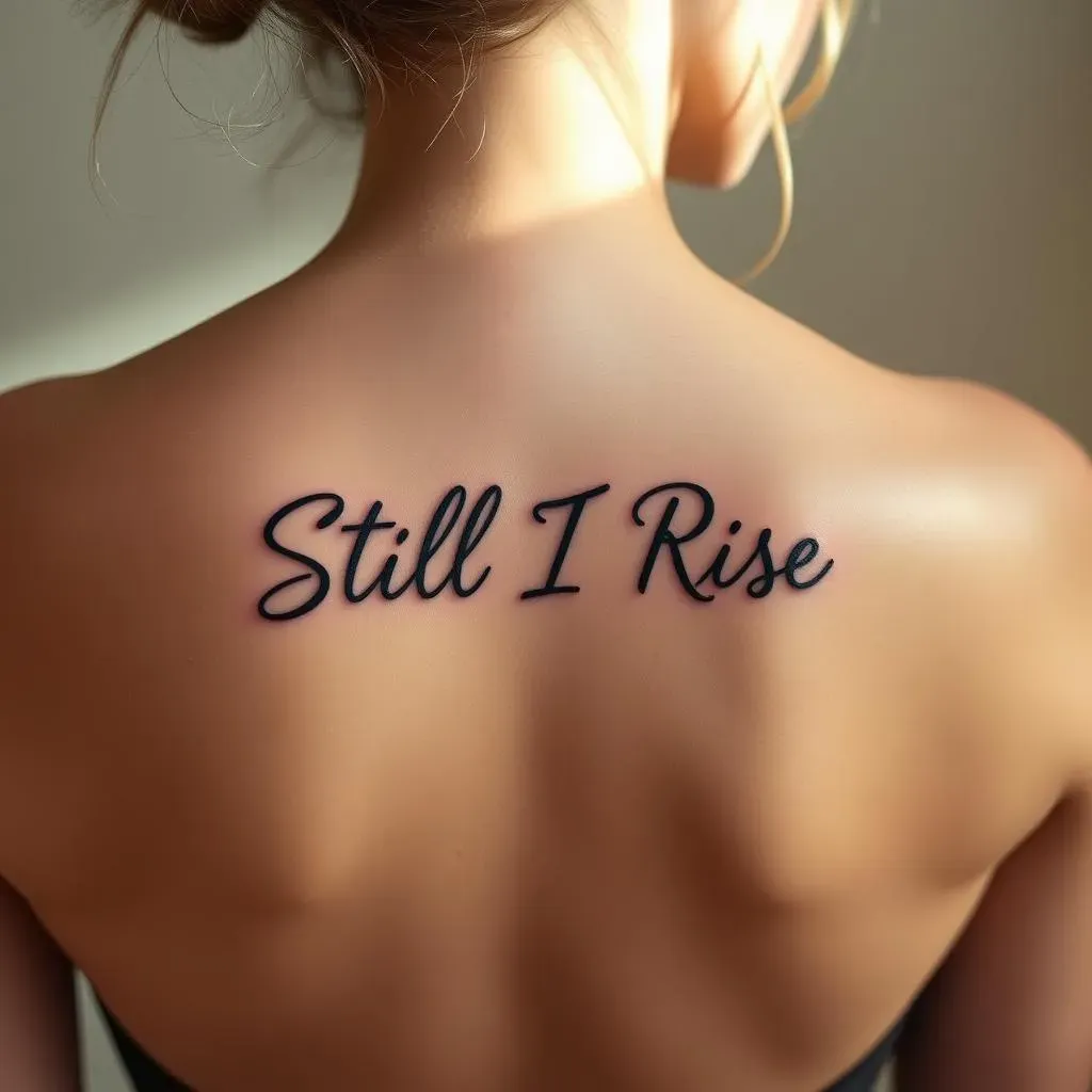 Empowering Back Tattoo Quotes: Celebrating Strength and Resilience