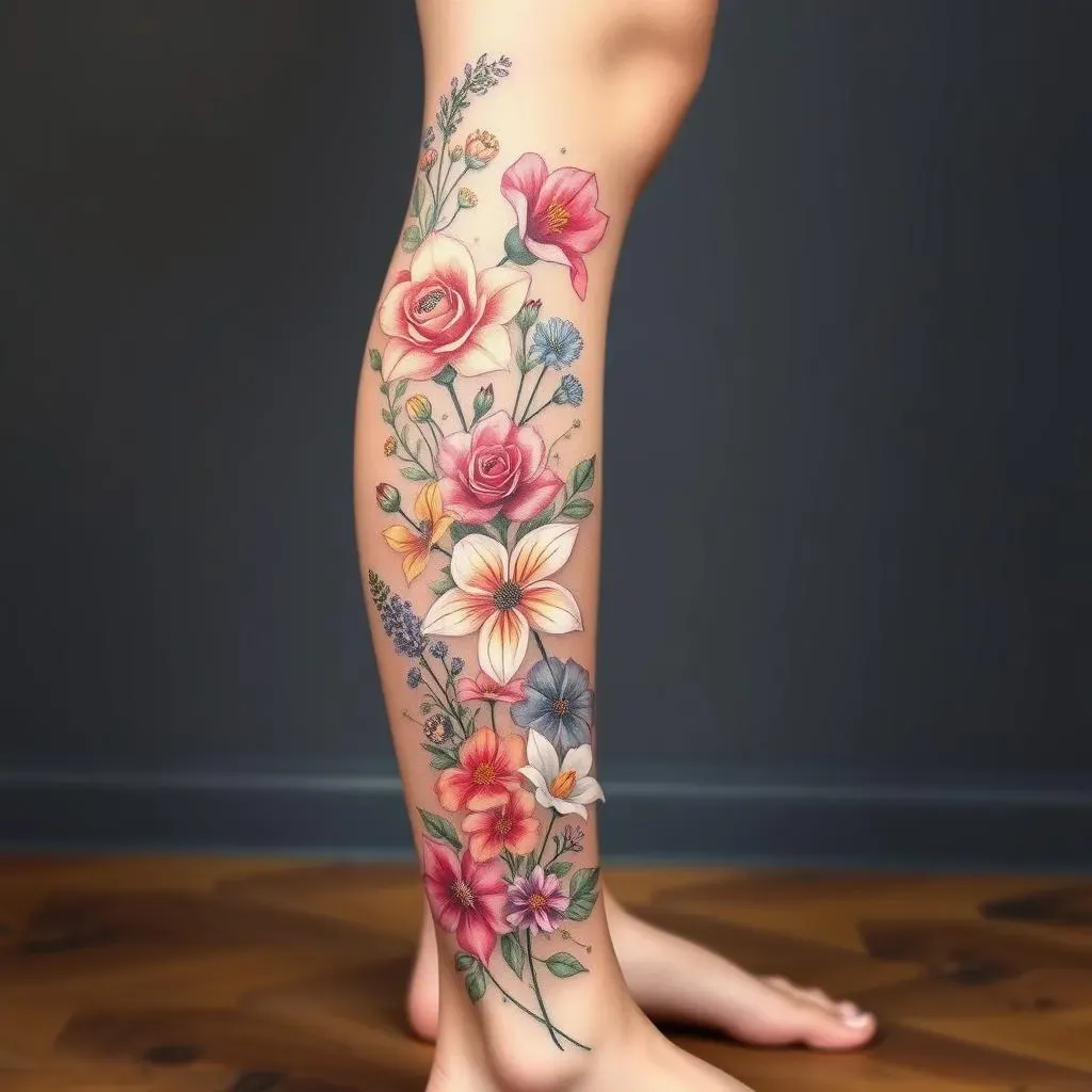 Exploring Calf Sleeve Tattoo Designs for Women