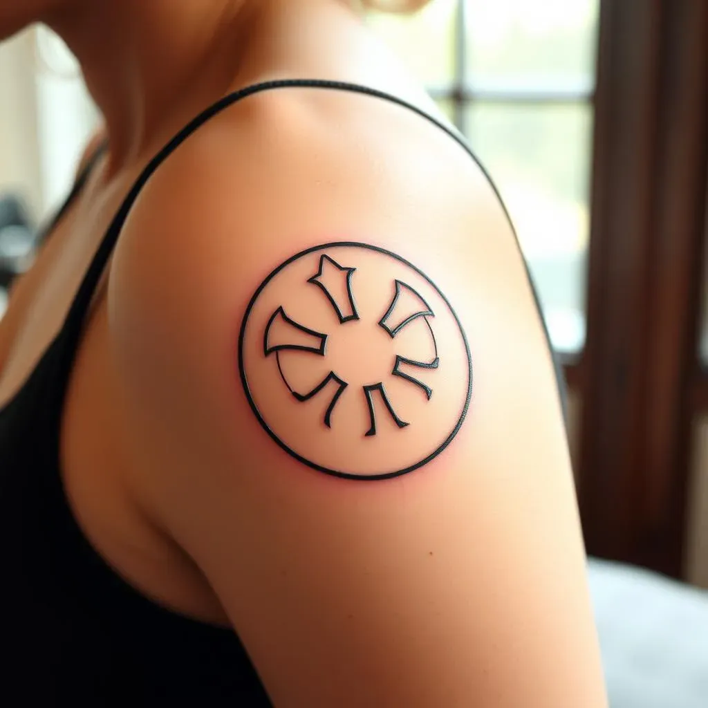 Exploring Delicate and Minimalist Star Wars Logo Tattoos for Women