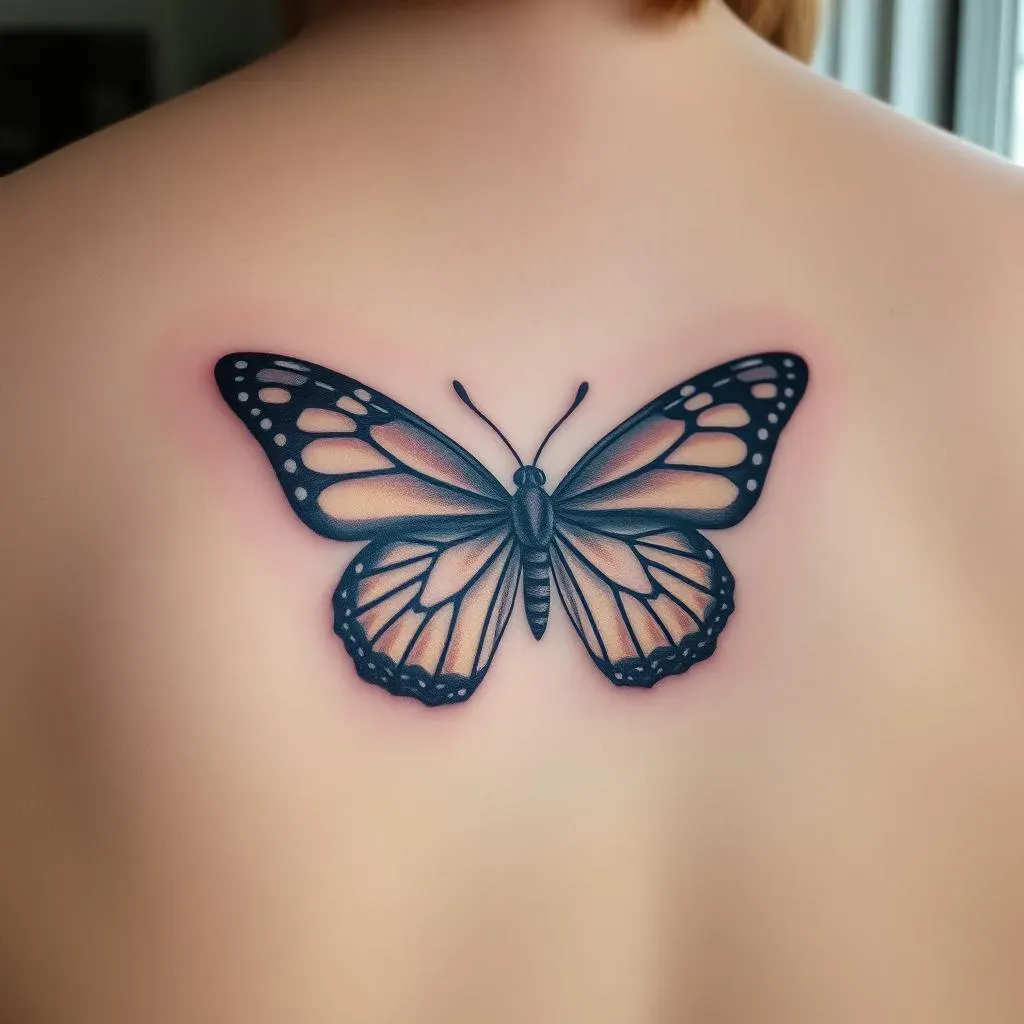 Exploring Different Butterfly Back Tattoo Styles and Designs