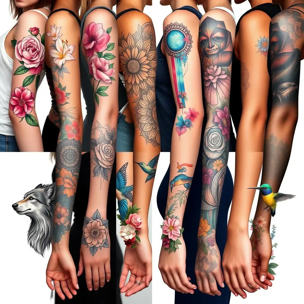 Exploring Different Styles of Arm Sleeve Tattoos for Women