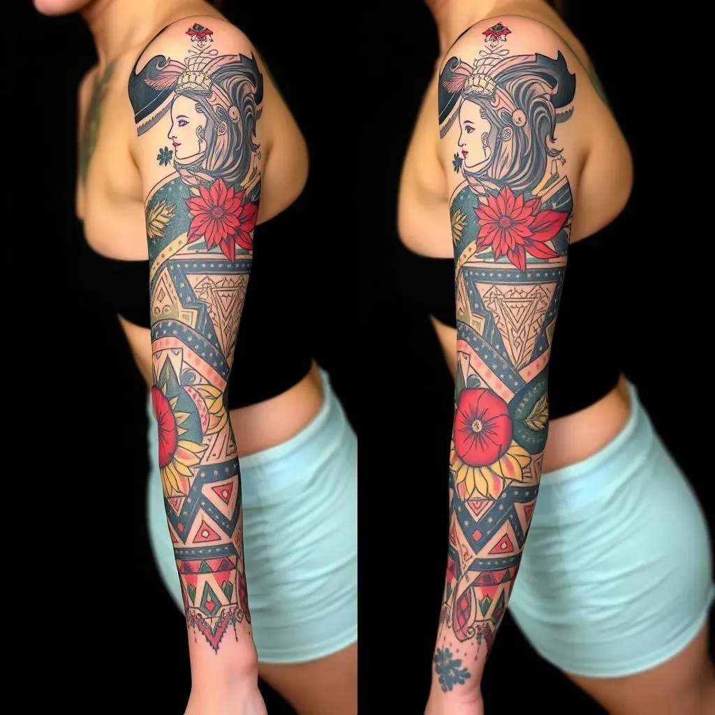 Exploring Different Styles of Female Sleeve Tattoos