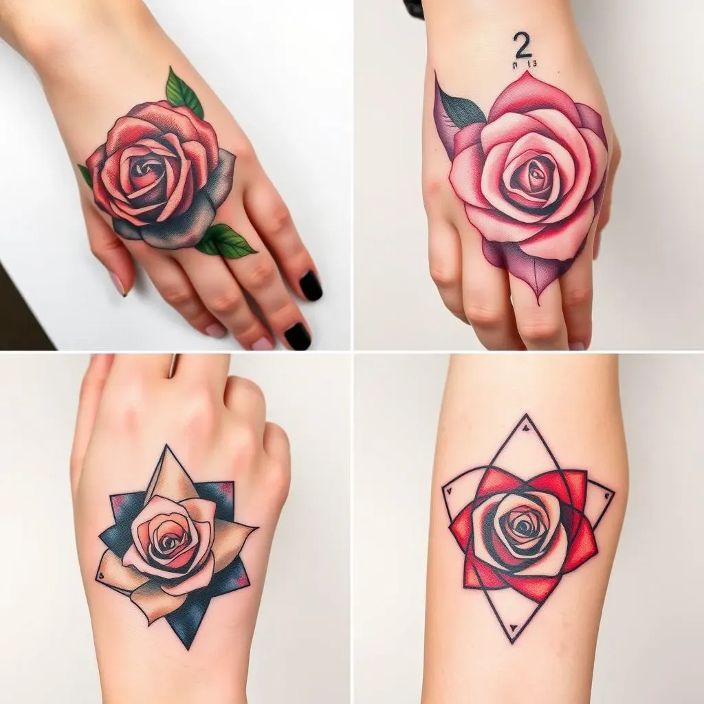 Exploring Different Styles of Rose Tattoos for Hands