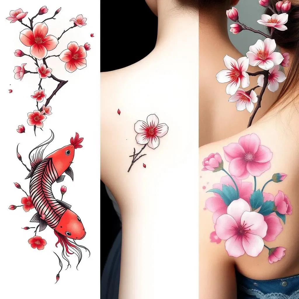 Exploring Diverse Cherry Blossom Tattoo Designs for Women