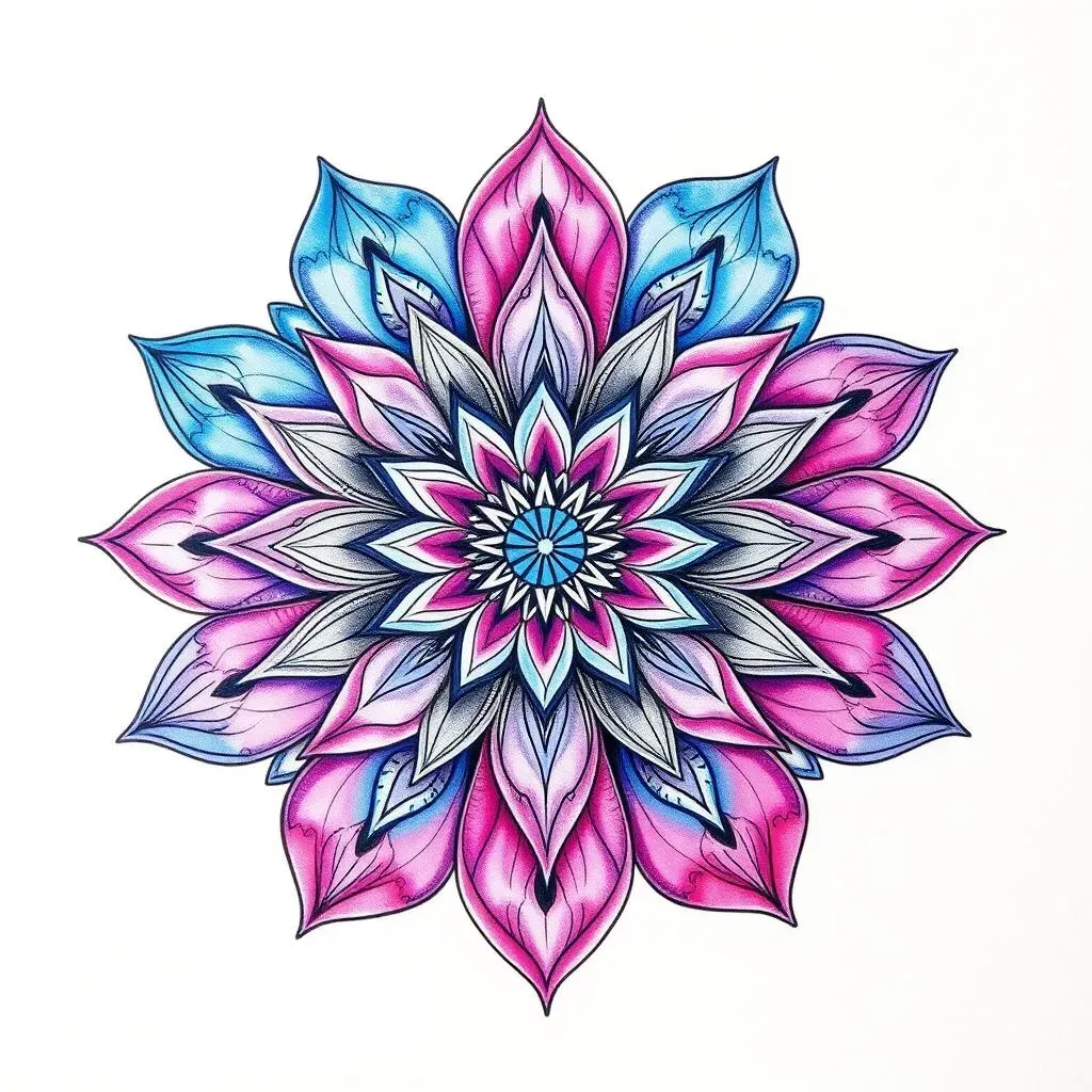 Exploring Diverse Designs: Watercolor Mandala Tattoo Ideas for Women