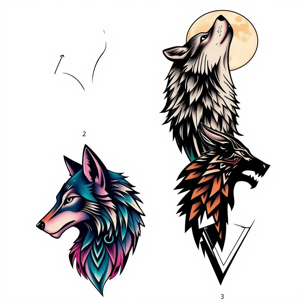 Exploring Diverse Styles of Wolf Tattoos for Women: From Minimalist to Majestic