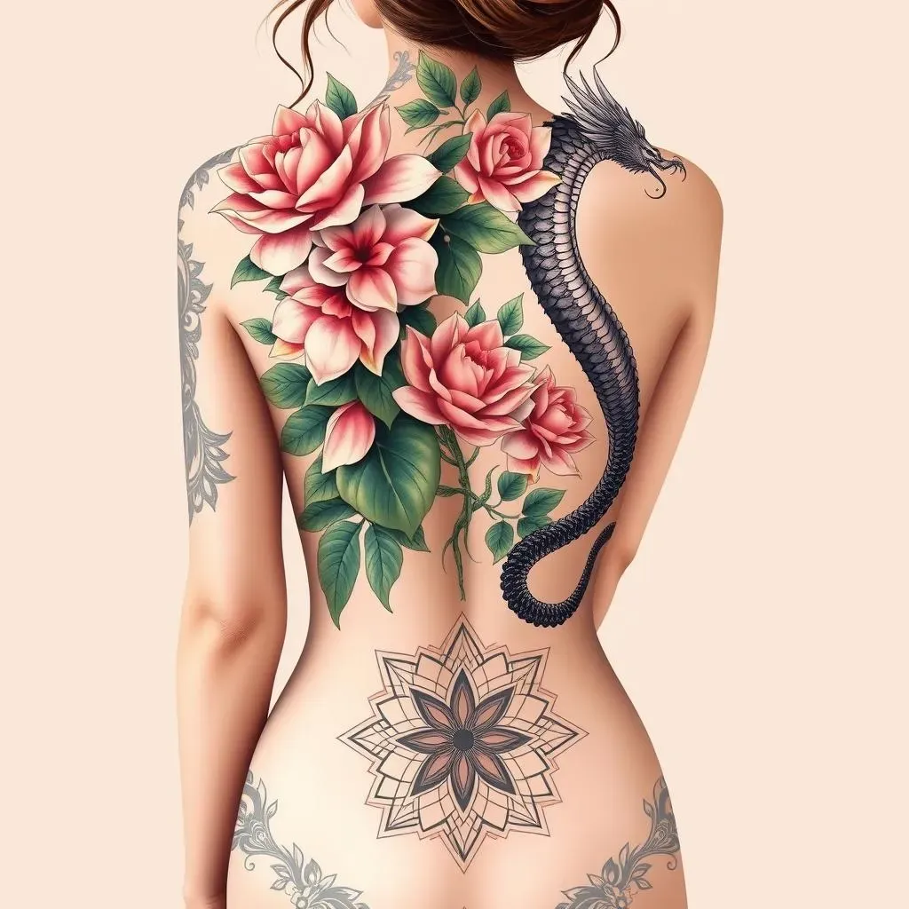 Exploring Popular Big Back Tattoo Designs for Women