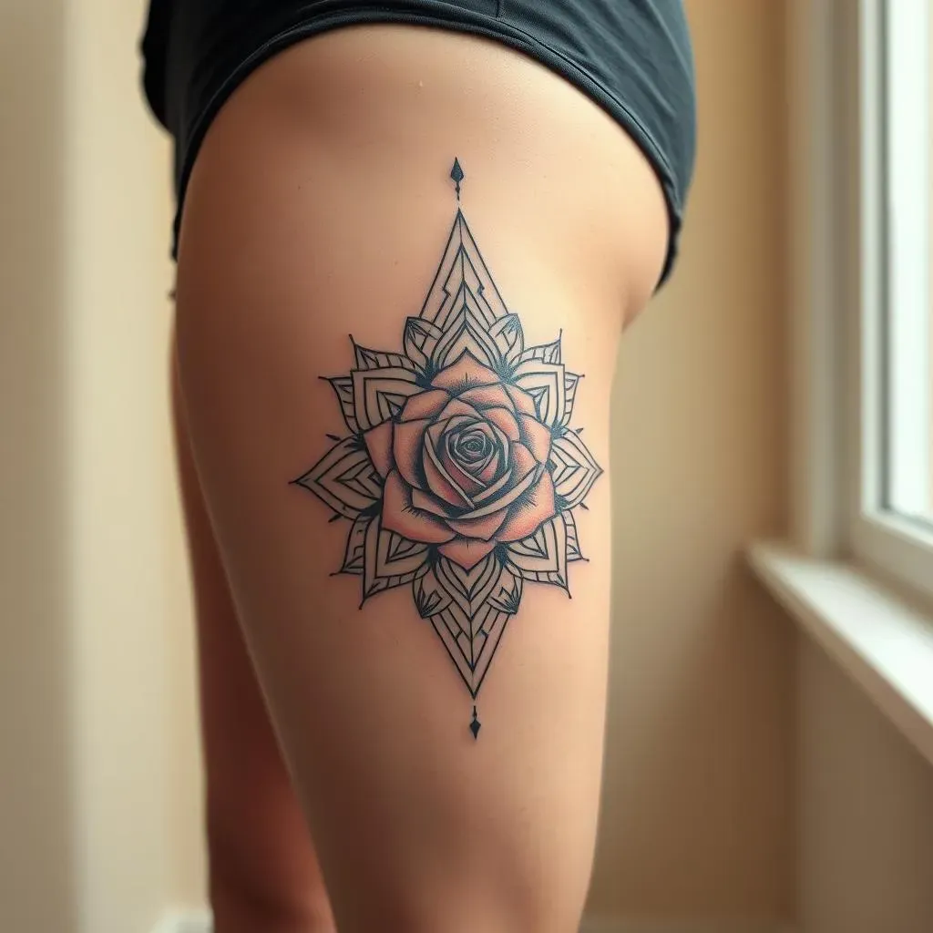 Exploring Popular Lady Thigh Tattoo Ideas: From Floral to Geometric