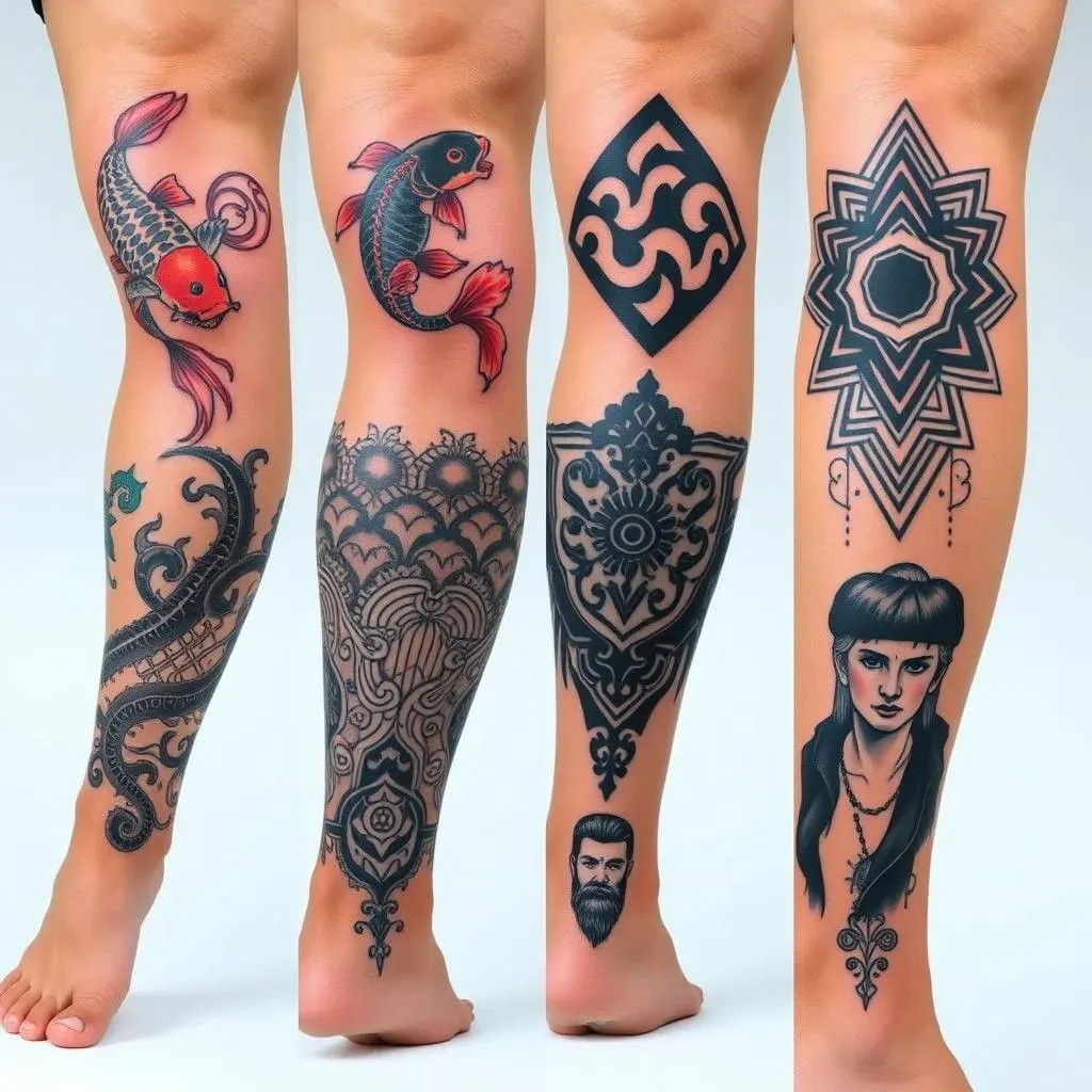 Exploring Popular Leg Tattoo Styles for Men