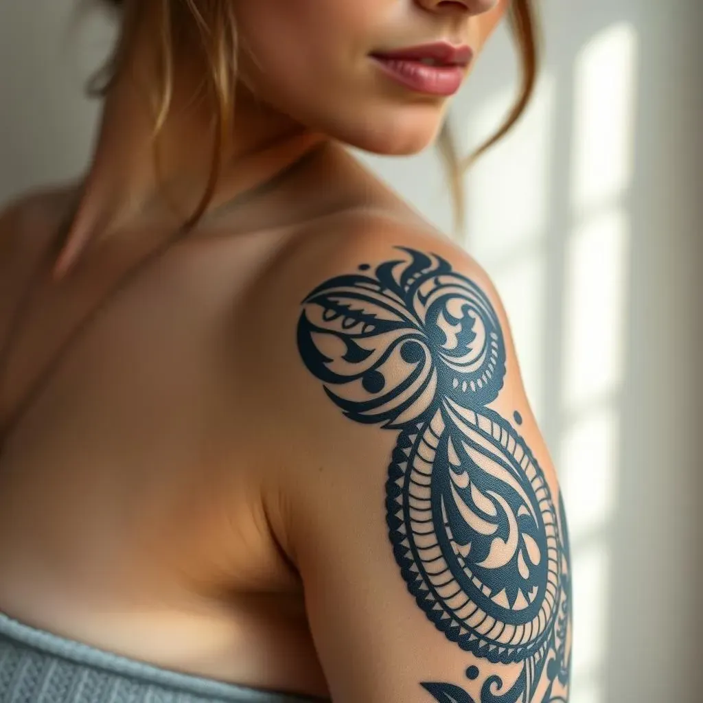 Exploring the Allure of Black and Grey Tribal Tattoos for Women