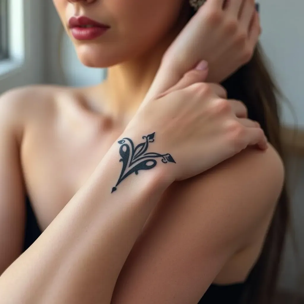 Exploring the Allure of Black and Grey Tribal Wrist Tattoos for Women