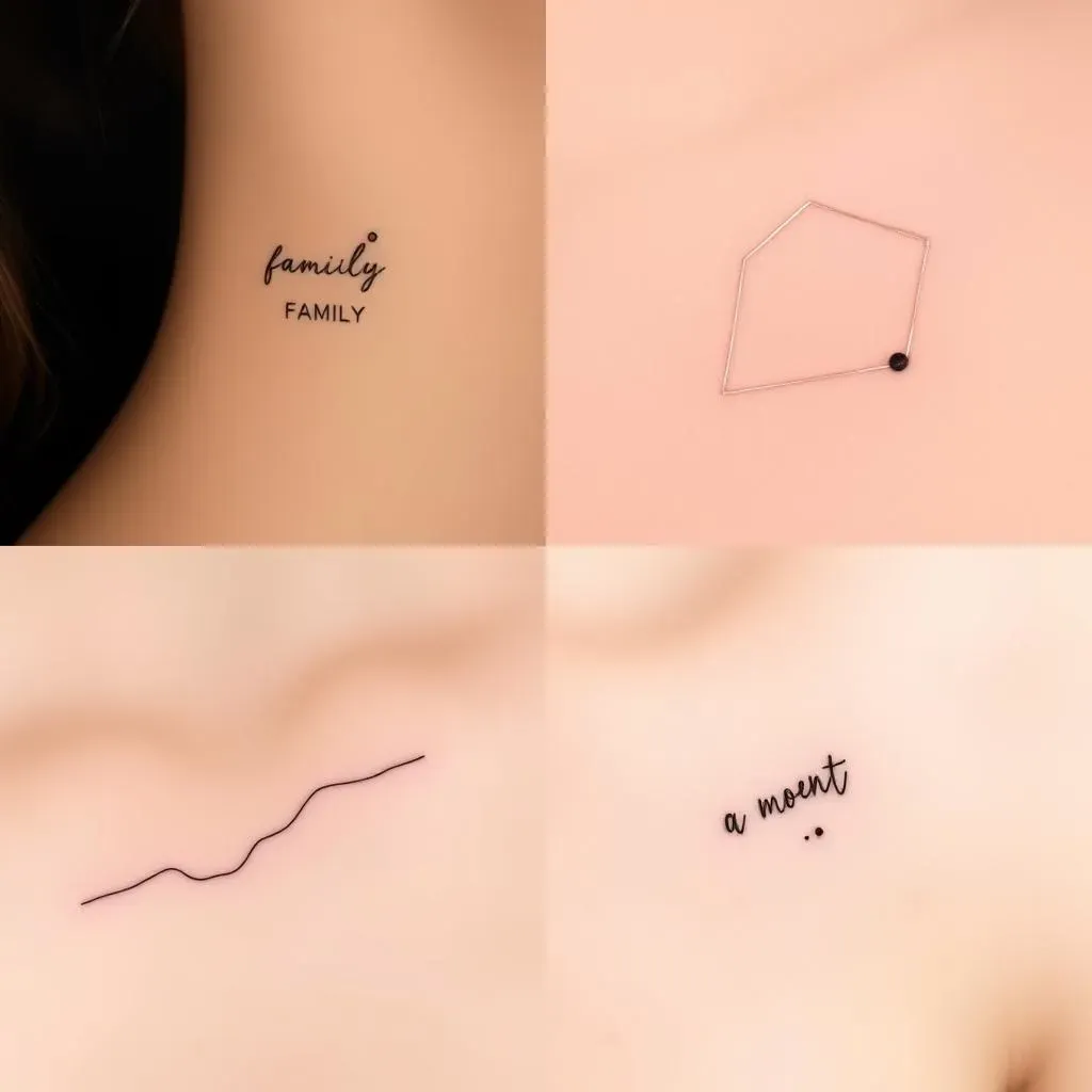 Exploring the Allure of Minimalist Abstract Tattoos for Women