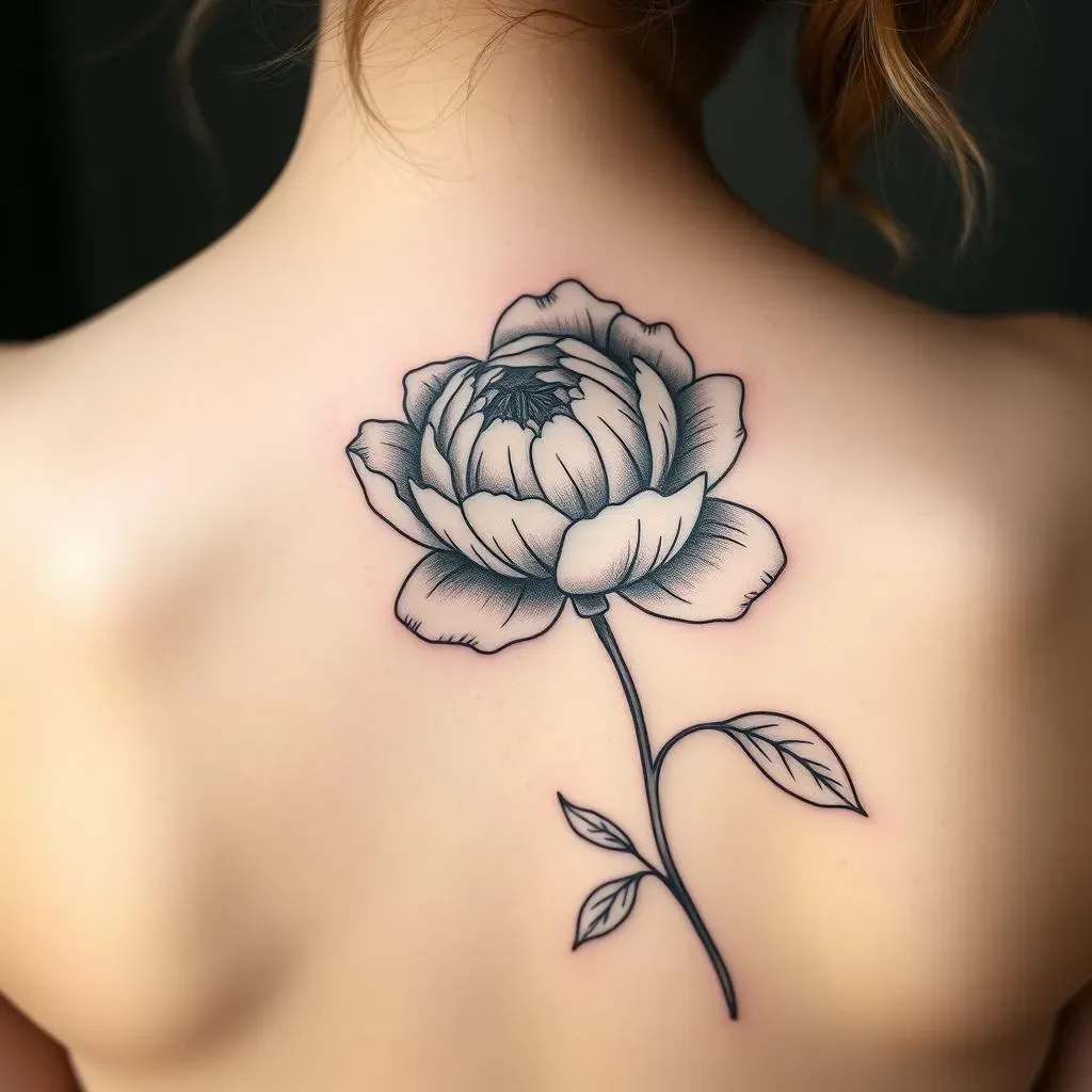 Exploring the Beauty of Black and Grey Floral Tattoos for Women