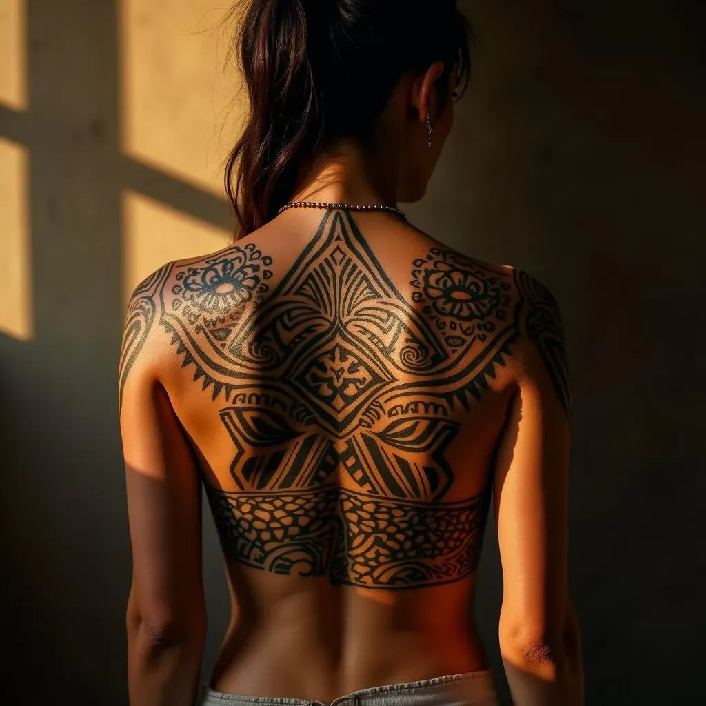 Exploring the World of Tribal Back Tattoos for Women