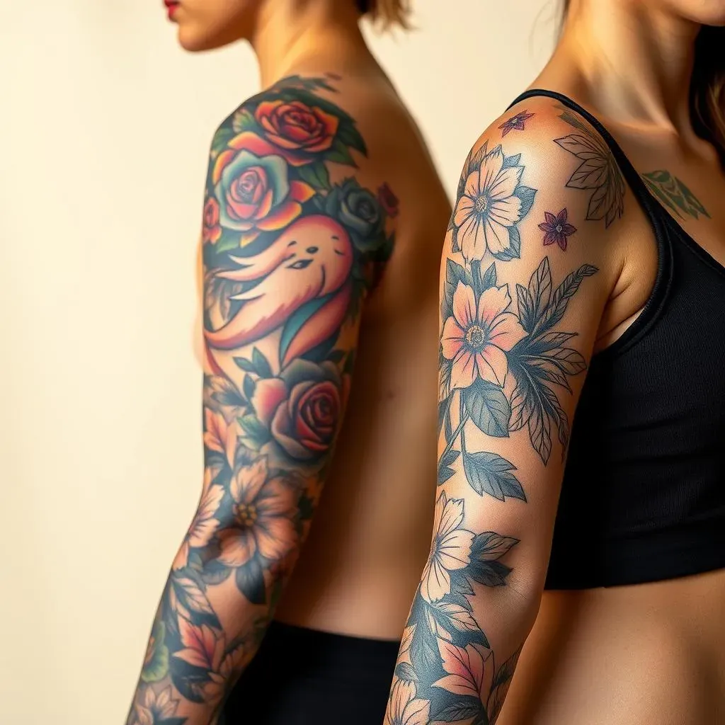 Exploring the World of Upper Arm Sleeve Tattoos for Women