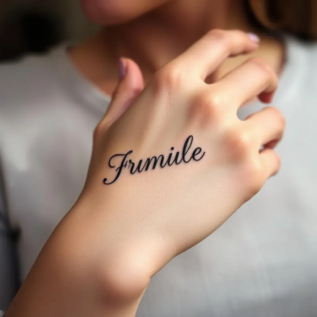 Exploring Unique Hand Name Tattoo Styles
