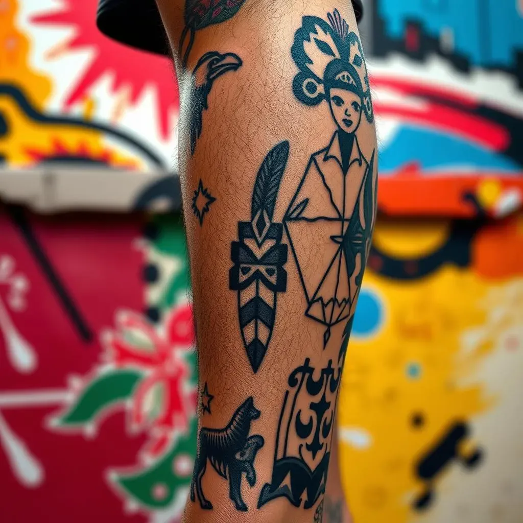 Exploring Various Leg Tattoo Styles for Men