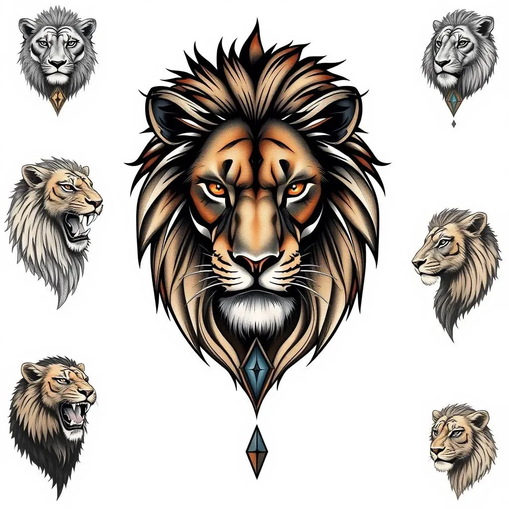 Exploring Various Lion Tattoo Styles