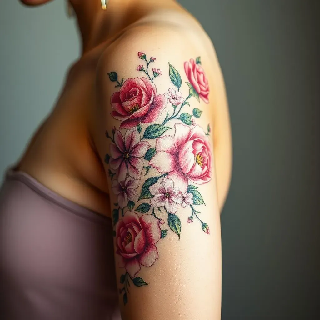 Sensational Female Flower Sleeve Tattoo Ideas: Get Inspired!