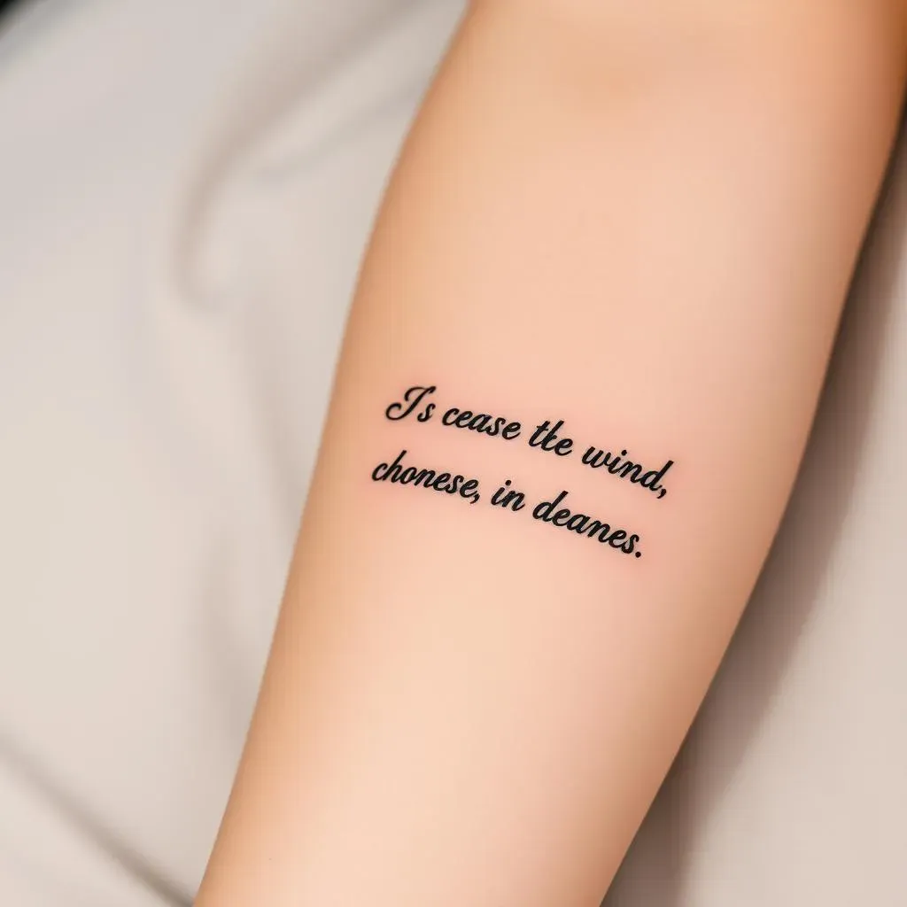 Finding the Perfect Quote for Your Arm Tattoo