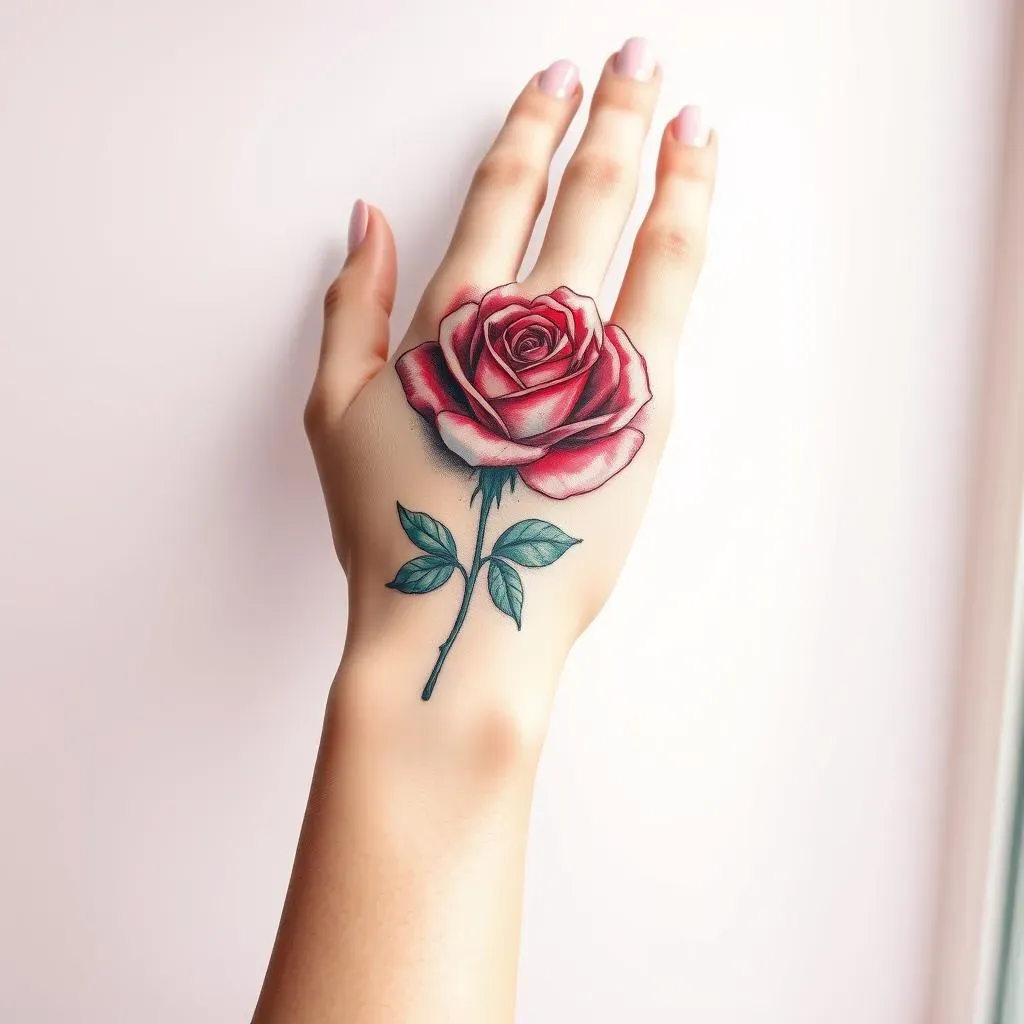 Finding Your Perfect Rose: Styles, Placement, and Inspiration for Hand Tattoos for Women
