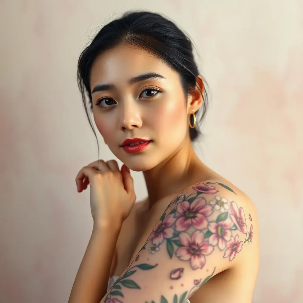 Floral & Feminine Cute Sleeve Tattoos