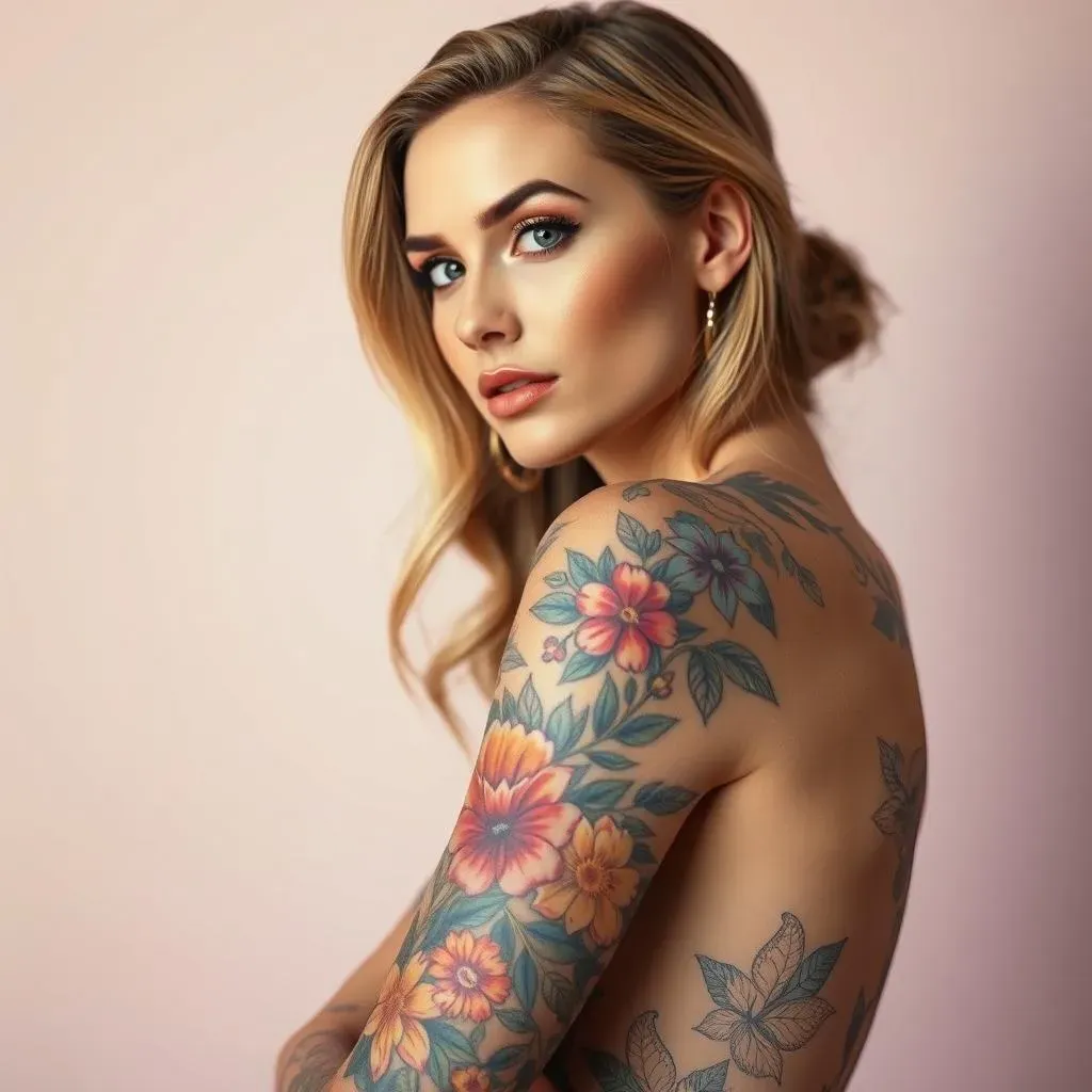 Ultimate Floral Sleeve Tattoos for Women