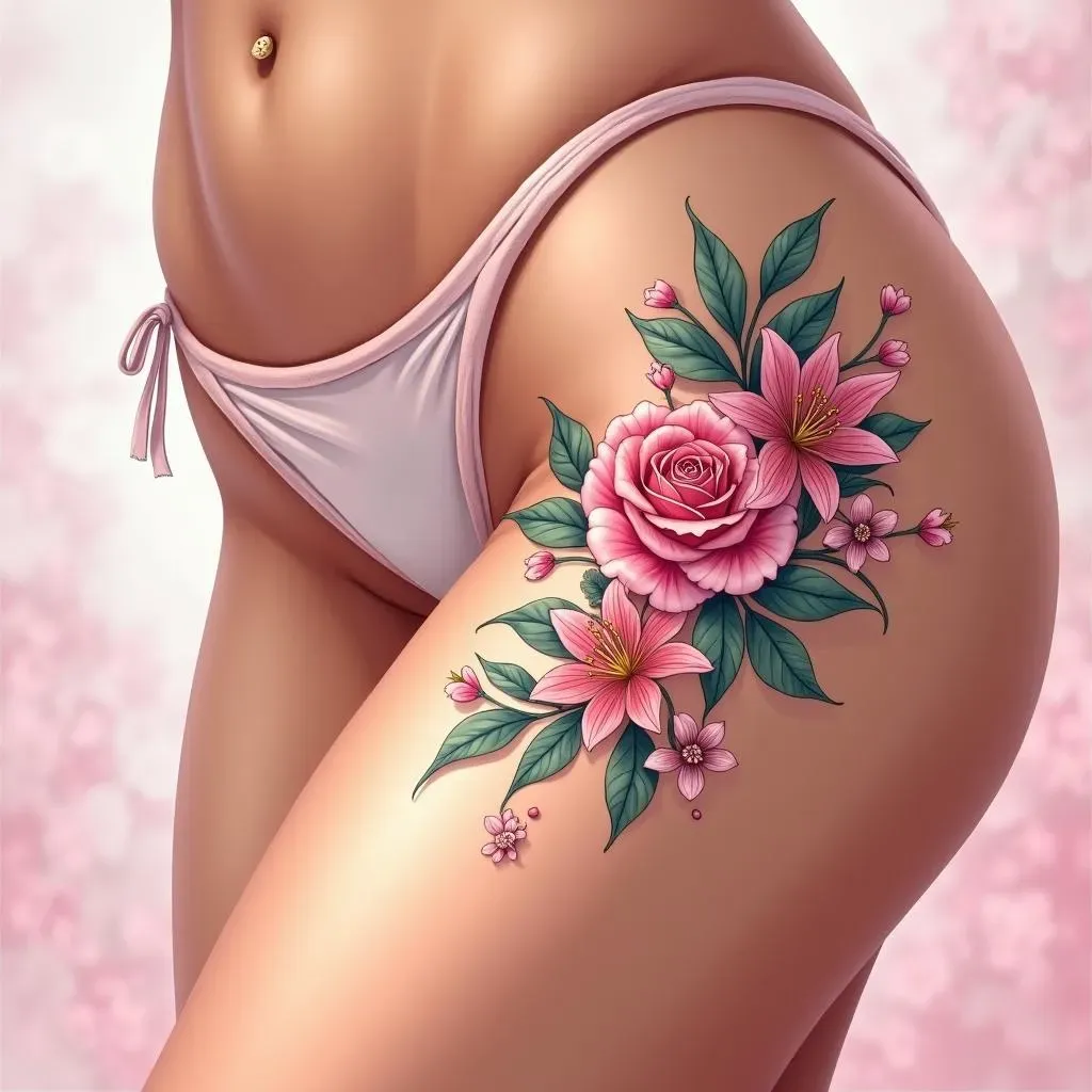 Floral Thigh Tattoos for Women: Aftercare and Maintenance Tips