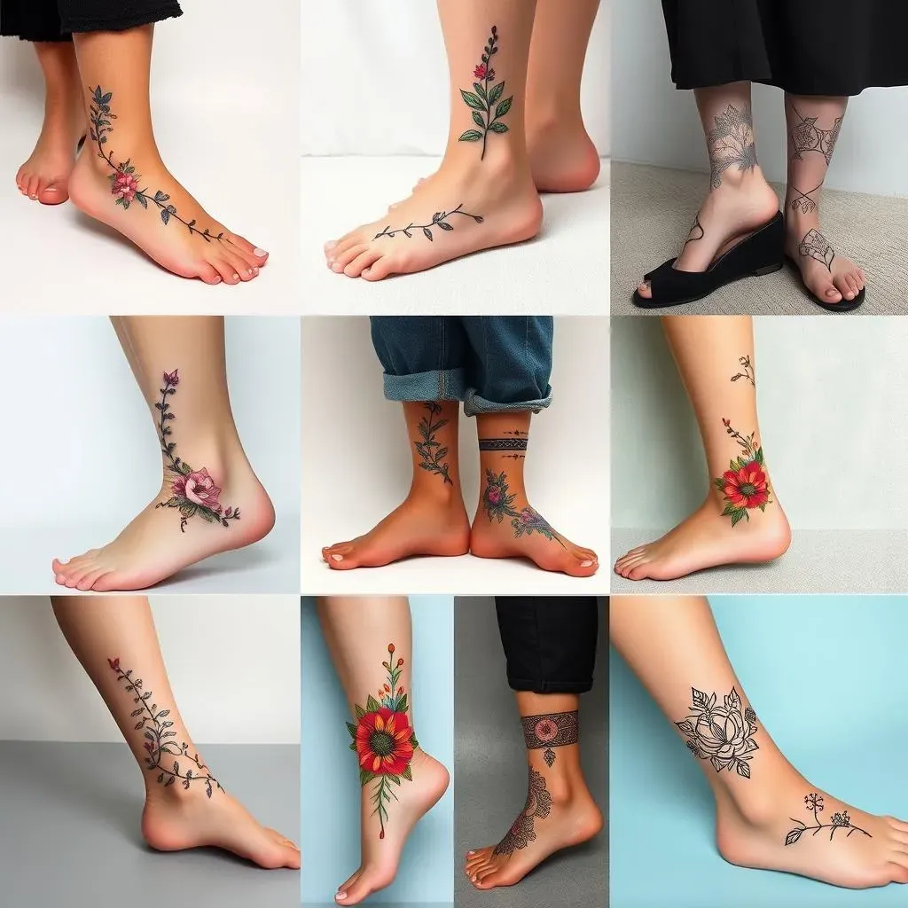 Flower Power & Ankle Wraps: Exploring Lower Leg Tattoo Styles
