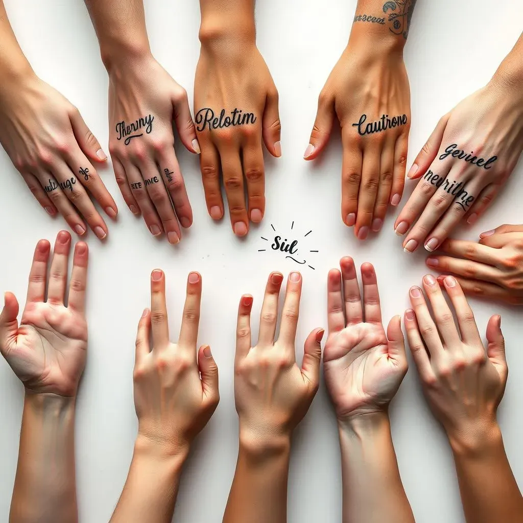 Fontastic Choices: Selecting the Perfect Font for Your Word Hand Tattoo