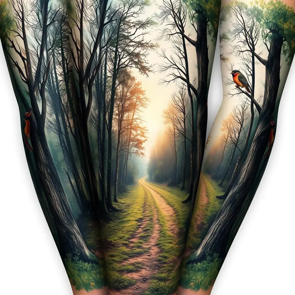 Forearm Sleeve Tattoo Ideas: Nature, Wildlife, and More