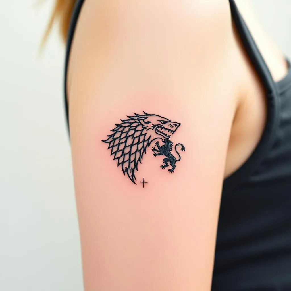 Absolute Game of Thrones house tattoos for women