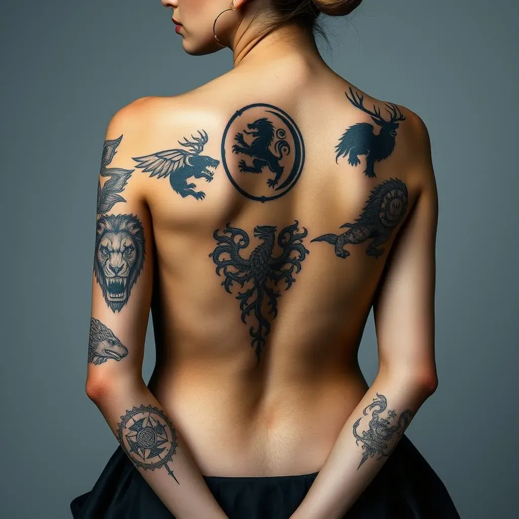 Ultimate Game of Thrones sigil tattoos for women.