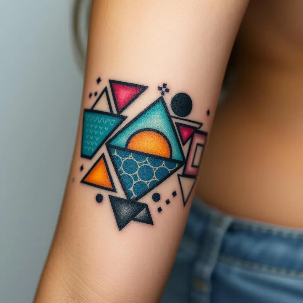 Geometric Tattoo Ideas for Women Sleeve