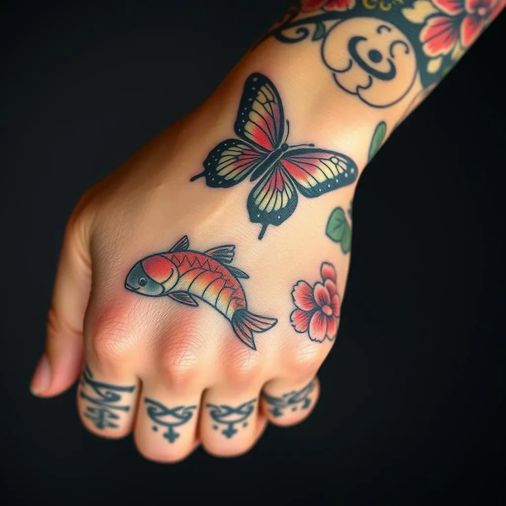 Gorgeous Hand Tattoos: Creative and Expressive Designs