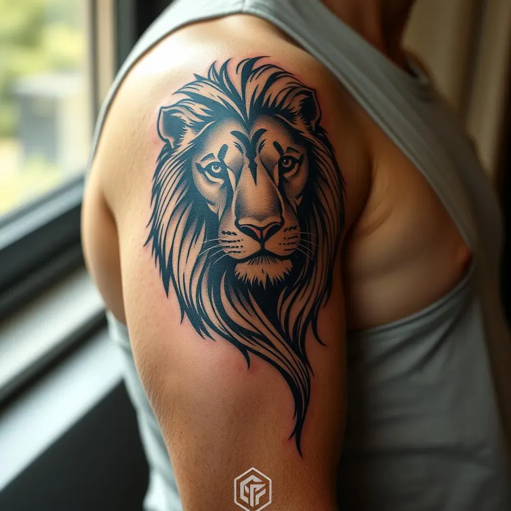 Half Sleeve Lion Tattoos: Perfect Placement