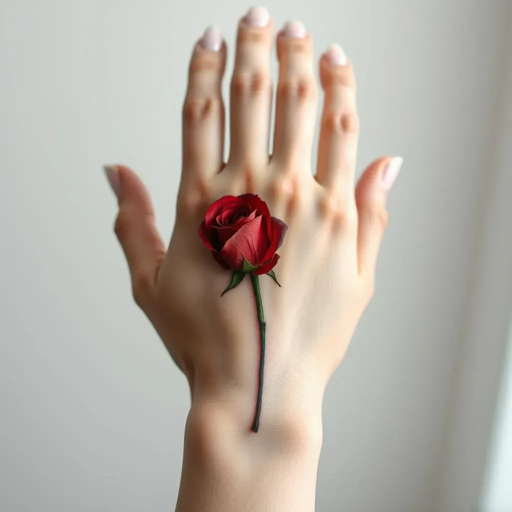 Absolute Hand Tattoo Ideas Rose: Designs That Wow