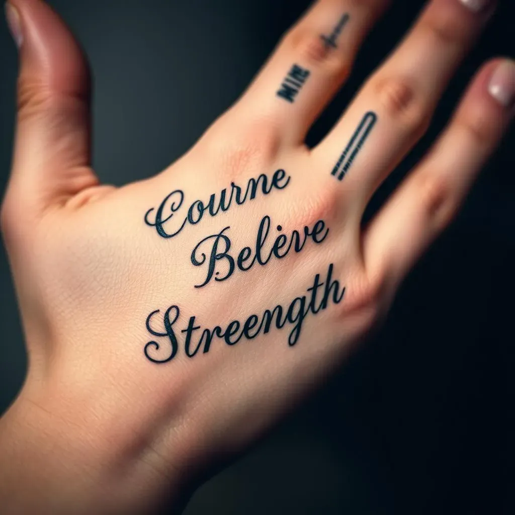 Stunning Hand Tattoo Ideas Words: Find Your Perfect Ink!