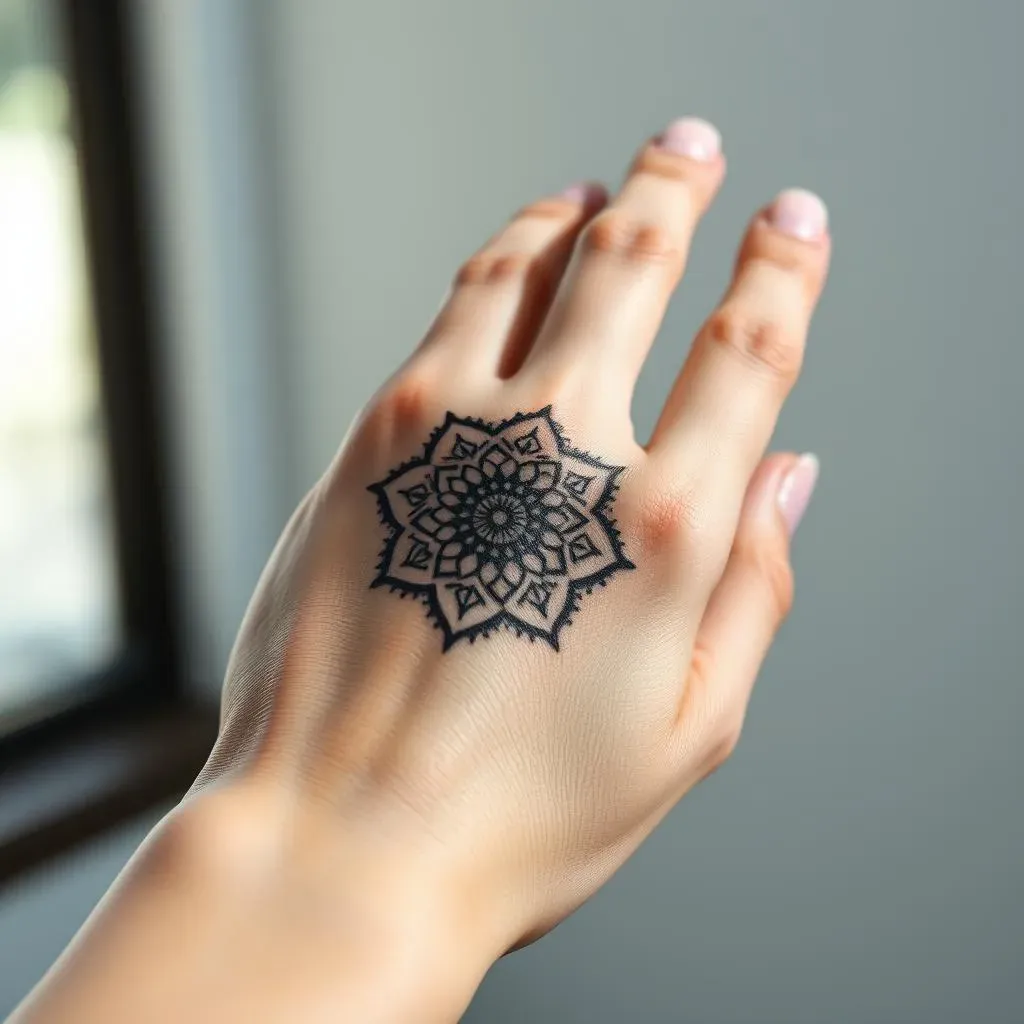 Ultimate Guide: Hand Tattoos for Women Mandala Design Ideas
