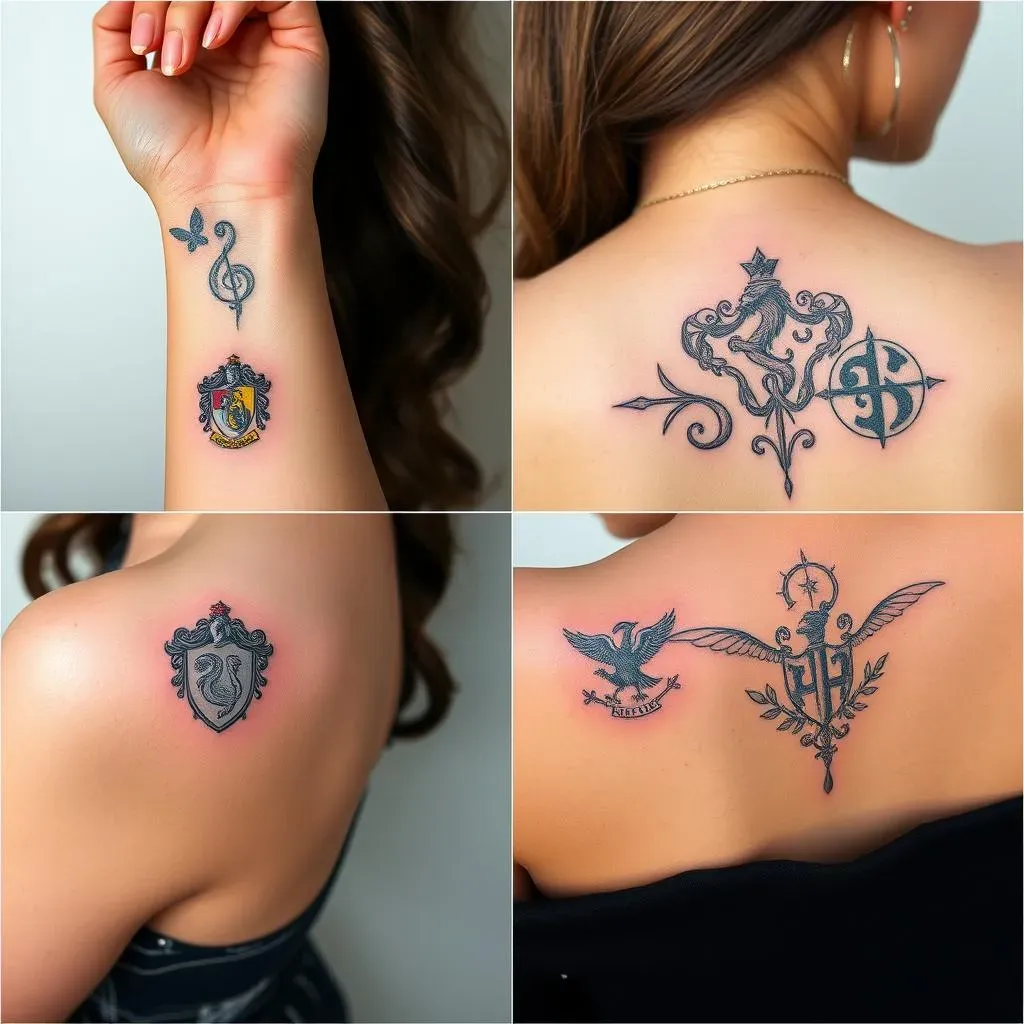 Amazing Harry Potter house tattoos for women: Find Yours