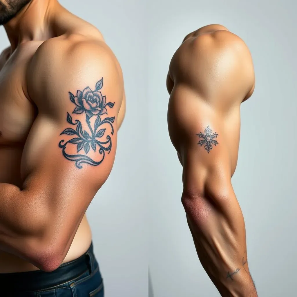 Inner vs. Outer Bicep Tattoo Ideas for Men