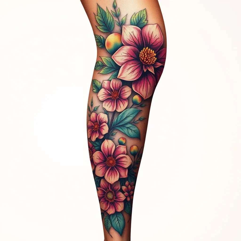 Inspiration for Full Leg Tattoos: Themes and Designs