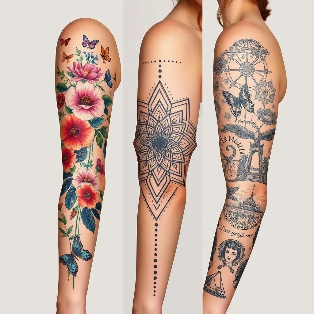 Inspiration Gallery: Unique Sleeve Tattoo Ideas for Females