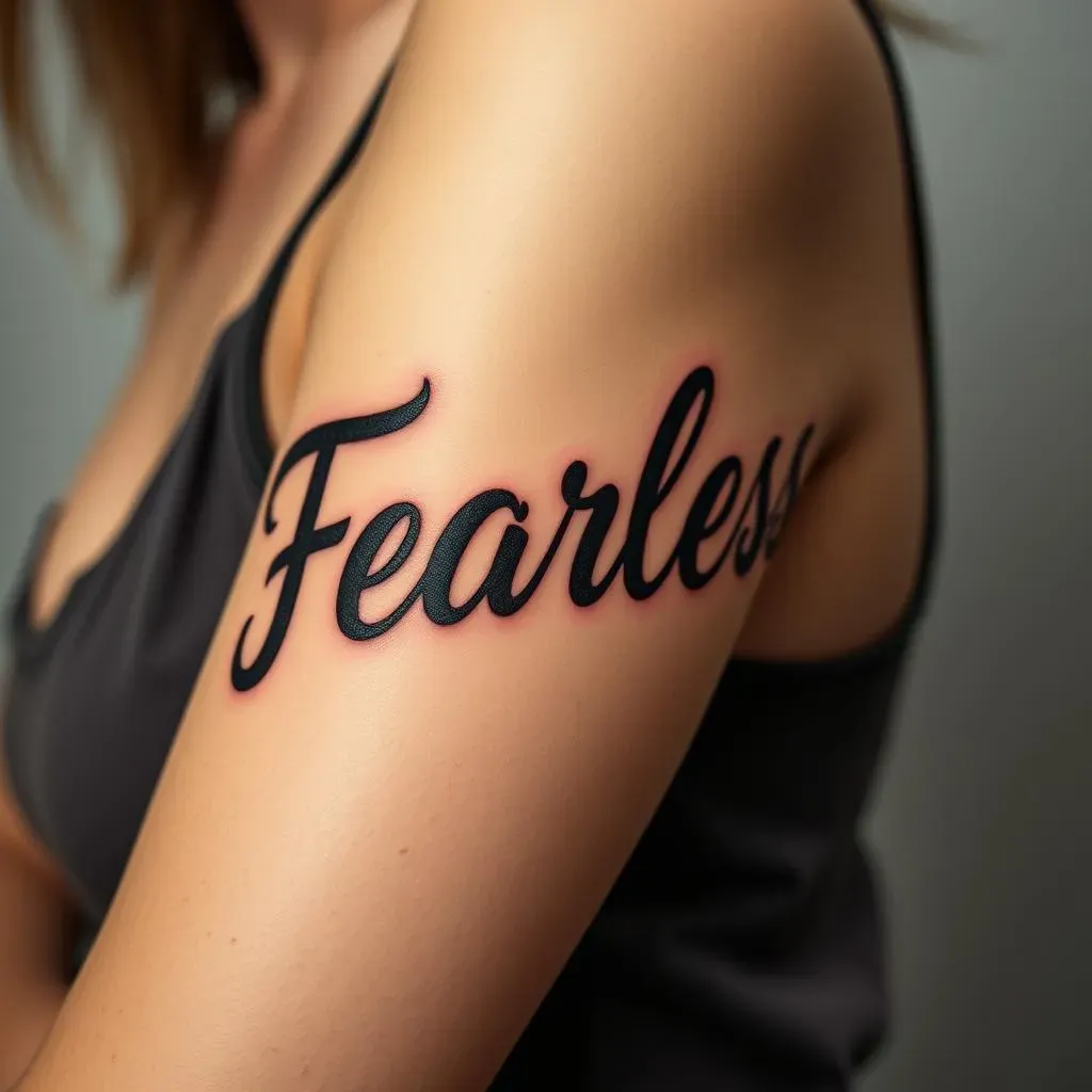 Inspiration: Word Tattoo Ideas for Females